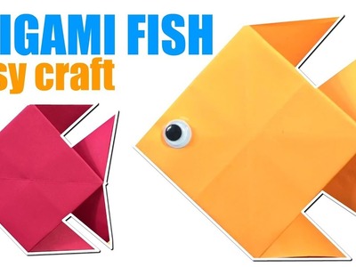 #origami fish_How to Make Paper FISH | Easy Paper Art and Craft | Easy Origami for Kids