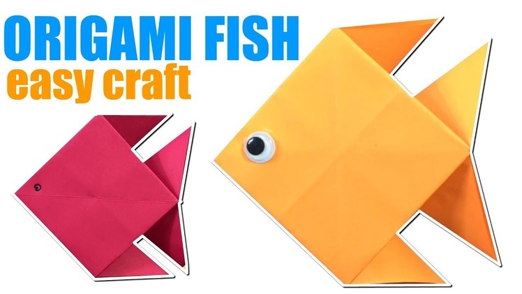 #origami fish_How to Make Paper FISH | Easy Paper Art and Craft | Easy Origami for Kids