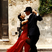 Tango Dancers Cross Stitch Pattern