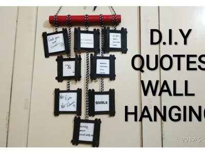 D.I.Y QUOTES WALL HANGING