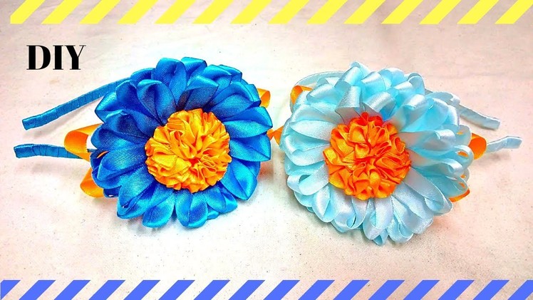 D.I.Y. | Super Easy Satin Ribbon cute Flower Headband