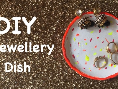 DIY Jewellery dish | clay tray tutorial | diy jewellery tray