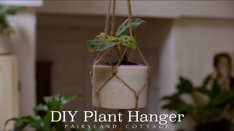 DIY Plant Hanger - natural and simple