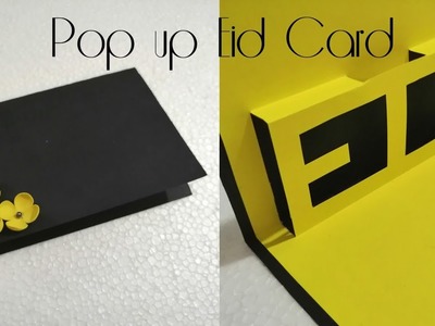 DIY Pop-up Eid Card 2019 | 3D Eid Card 2019 | Art, Craft and Health