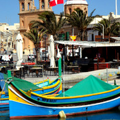 Fishing Port In Malta Cross Stitch Pattern