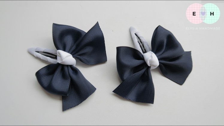 Hair Bow. Ribbon Bow For School Custom Order From Customer ???? DIY by Elysia Handmade