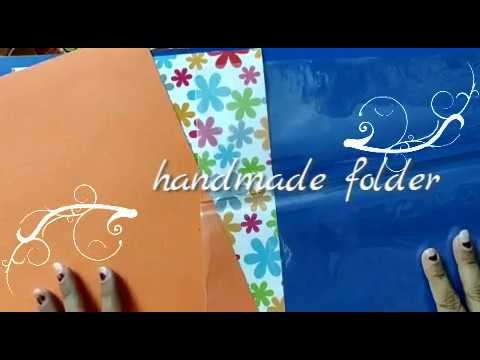 Handmade folder. how to make folder 2019. enjoy school projects