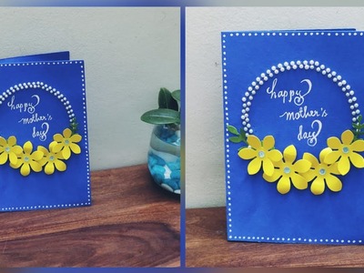 Handmade greeting card for mother's day.gift ideas for mother's day.Mother's day greetings card.diy