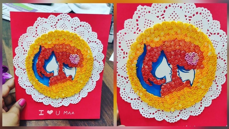 Handmade greeting cards for mother's day.mother's day gift ideas.Quilling designs.Quilling cards.diy