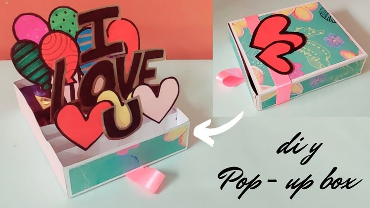 How to make pop up explosion  box | handmade card for birthday | diy birthday card ideas