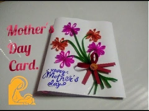 Mother's day Greeting card || Handmade Mother's Day card.