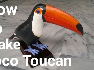 Paper toco toucan bird tutorial