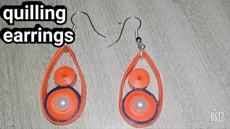 Quilling earrings. diy. quilling earrings at home