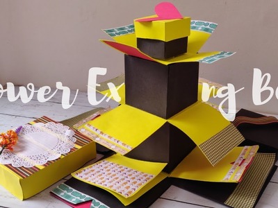Tower Exploding Box Idea | Gift Ideas for Father's Day | Handmade Card Idea