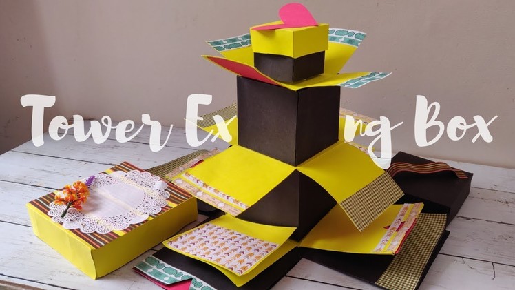 Tower Exploding Box Idea | Gift Ideas for Father's Day | Handmade Card Idea