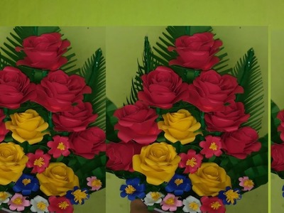 Wonderful paper flower bouquet.handmade florales flowers bouquet2019.