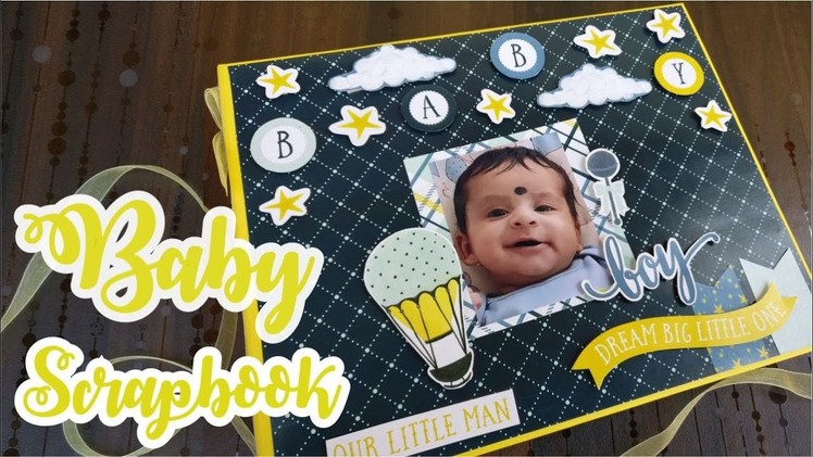 Baby Photo Album ScrapBook || The Craft Gallery India