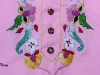 Beautiful Hand Embroidery Designs |  Few Of My Creations| Embroidery Designs For Kurthi |
