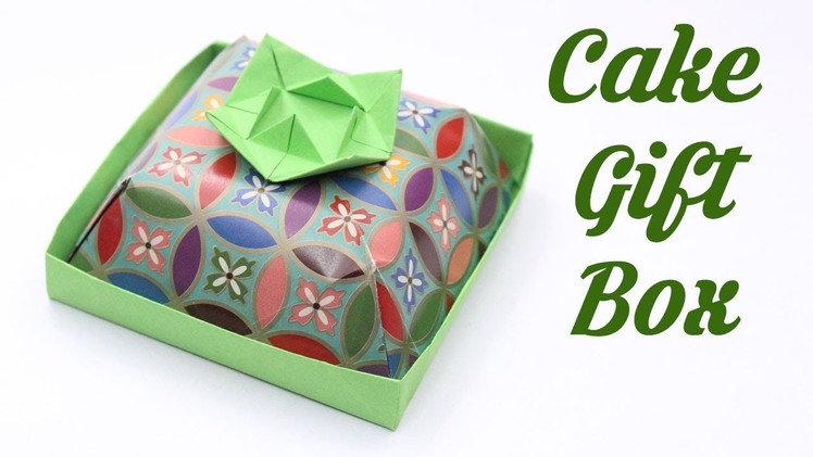Cake Gift Box, Easy Origami for Kids, Basic origami, Simple Origami for Beginners, Paper Origami