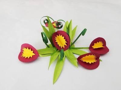 Decoration flower DIY papercraft decoration Blume Dekoration