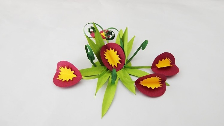 Decoration flower DIY papercraft decoration Blume Dekoration