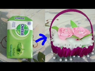 DIY-Flower basket from soap