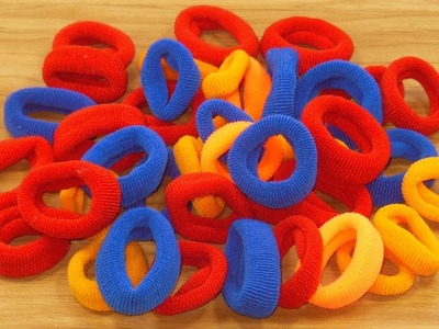 DIY Hair rubber bands craft idea | DIY art and craft | DIY rubber bands craft