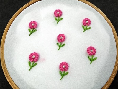 Hand Embroidery | All Over Embroidery Design | Brazilian Embroidery Tutorial
