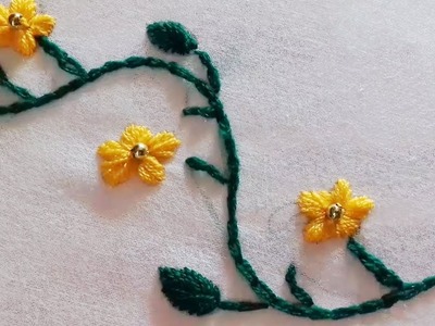 Hand embroidery,flower border hand embroidery designs,beautiful hand embroidery designs