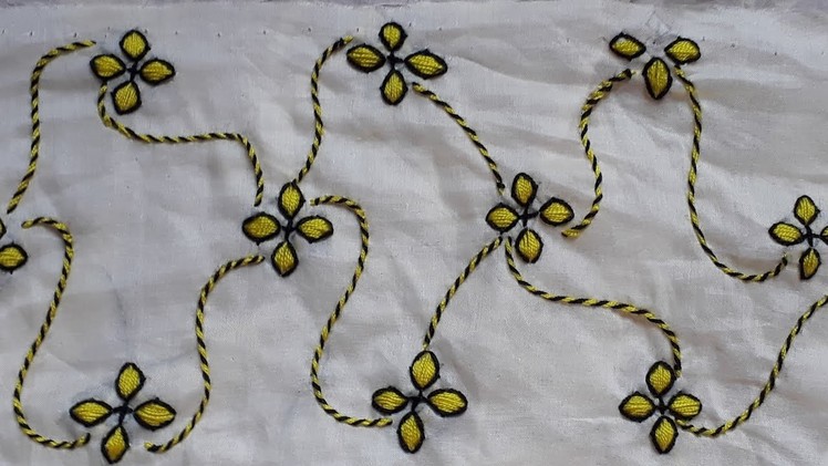 Hand Embroidery :Kashmiri stitch