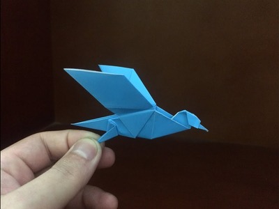 How to make a paper flying bird easy step by step