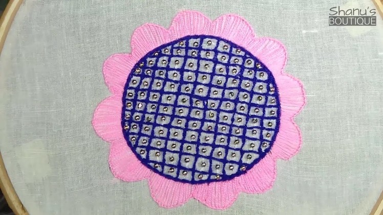 Marburg stitch embroidery | schwalm hand embroidery