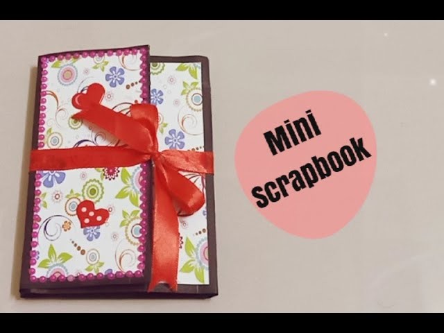 Mini scrapbook#simple mini scrapbook #presented to pradeep machiraju @express raja