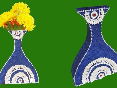 New style flower vase||Wonderful flower vase with paper||Easy flower vase making