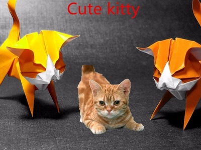 Origami Cute kitten