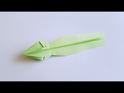 Origami Missile | Easy Origami Tutorial Seri