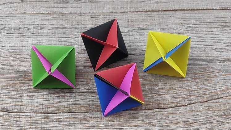 Origami Paper 3D Star | How To Make Star Paper | Cómo hacer una estrella | Figura sencilla de Papel