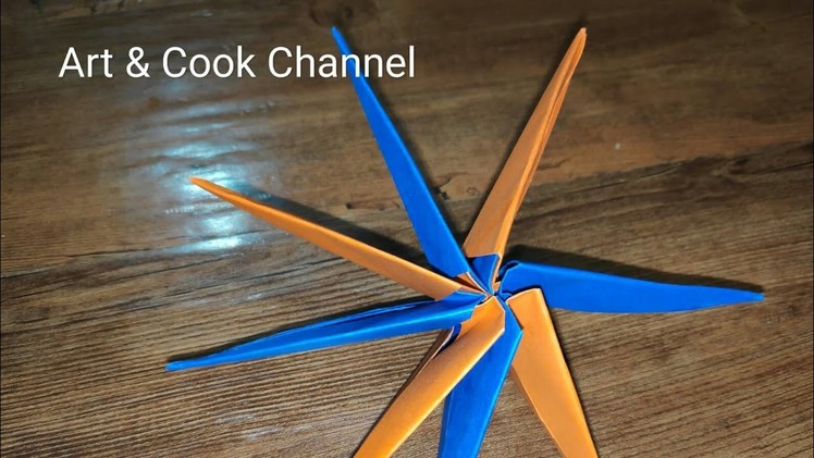 Origami Transforming Super star | Paper Transforming Star | Origami Star | Art & Cook Channel
