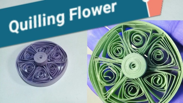 Quilling Paper Flower | Paper Flower Making | Woman Garden
