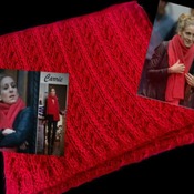 SEX & THE CITY CARRIE’S RED SCARF - Knitting Pattern