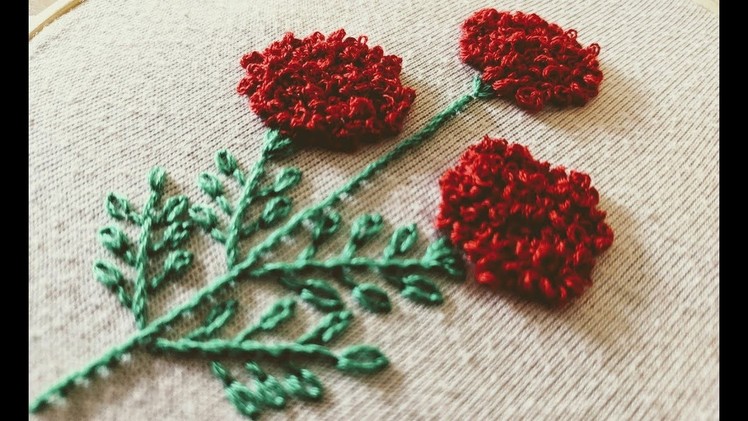 Simple and easy embroidery for churidar | hand embroidery | single knot stitch | creative corner