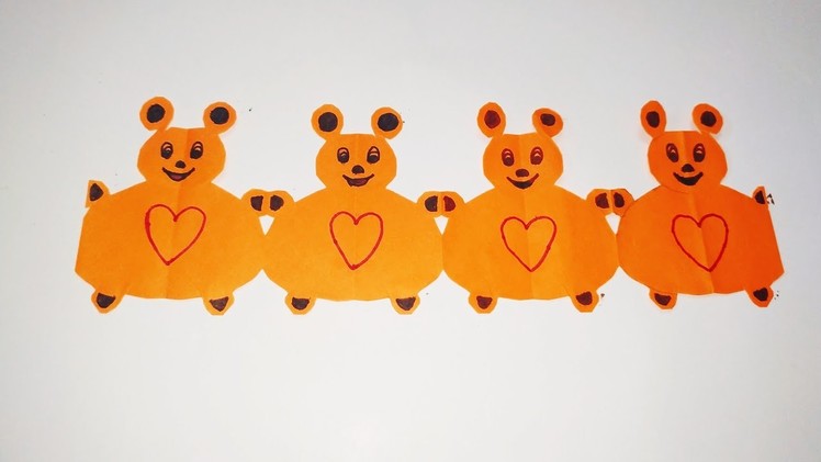 Teddy bear | teddy paper cutting | paper cutting | paper cut | sweety trendzzz