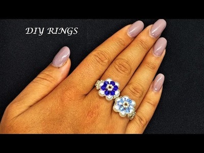 10 minutes beaded gorgeous ring tutorial