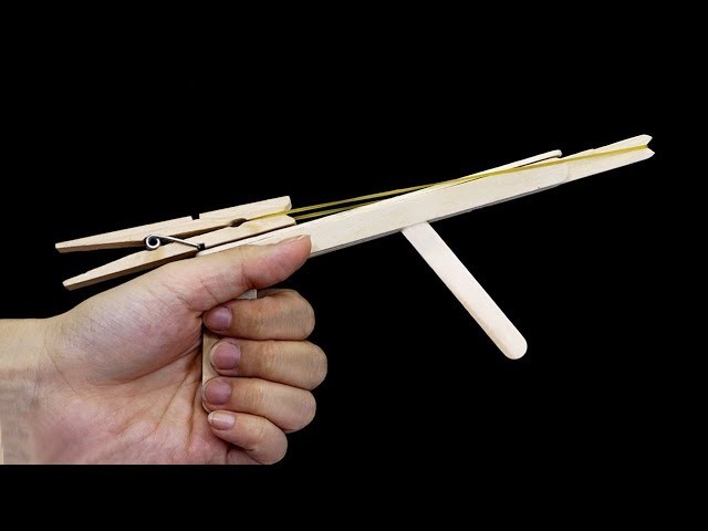 2 Ways To Make a Rubber Band Gun