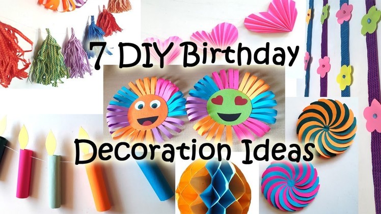 7 DIY Birthday Decoration Ideas At Home