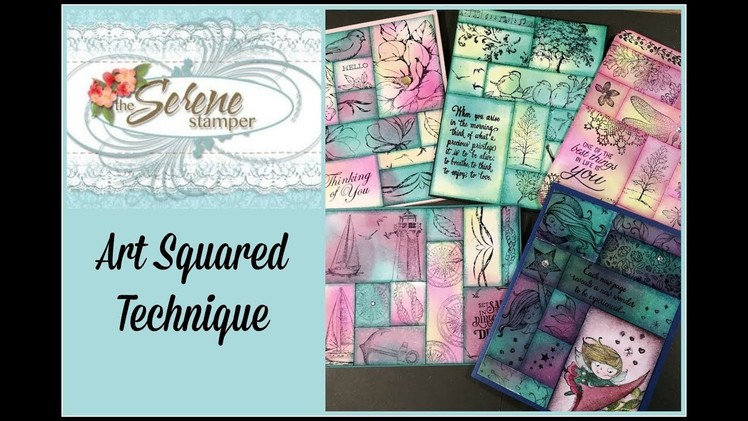 Art Squared Technique with Lovely as a Tree and New Stamp Set Sneak Peeks