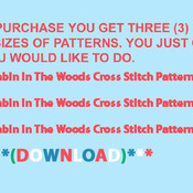 Aurora Cabin Cross Stitch Pattern***LOOK***Buyers Can Download Your Pattern As Soon As They Complete The Purchase