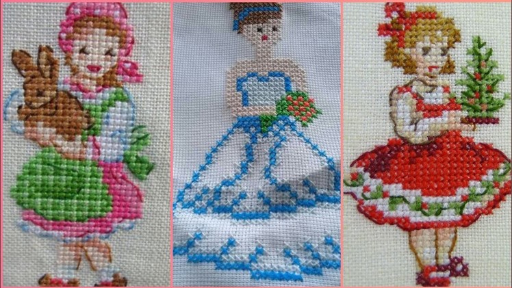 Beautiful And Easy Cross Stitch Doll Patterns