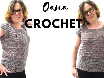 Crochet summer blouse "Leggerezza" by Oana