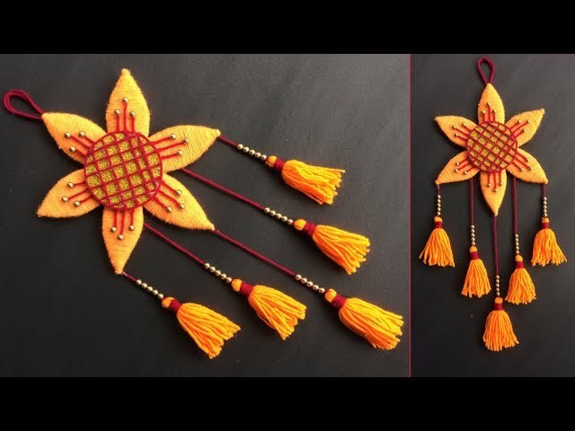 DIY Amazing Woolen Design | Best out of waste craft ideas | Home Decor | Wall Hanging | Easy Craft